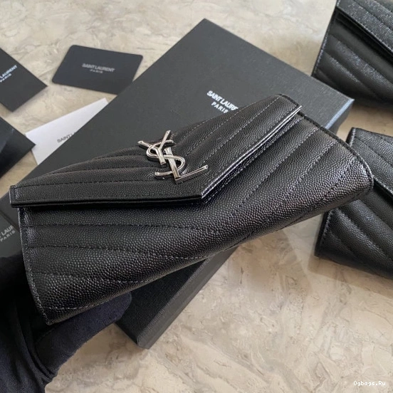 YSL MONOGRAM WALLET FLAP LARGE 0727